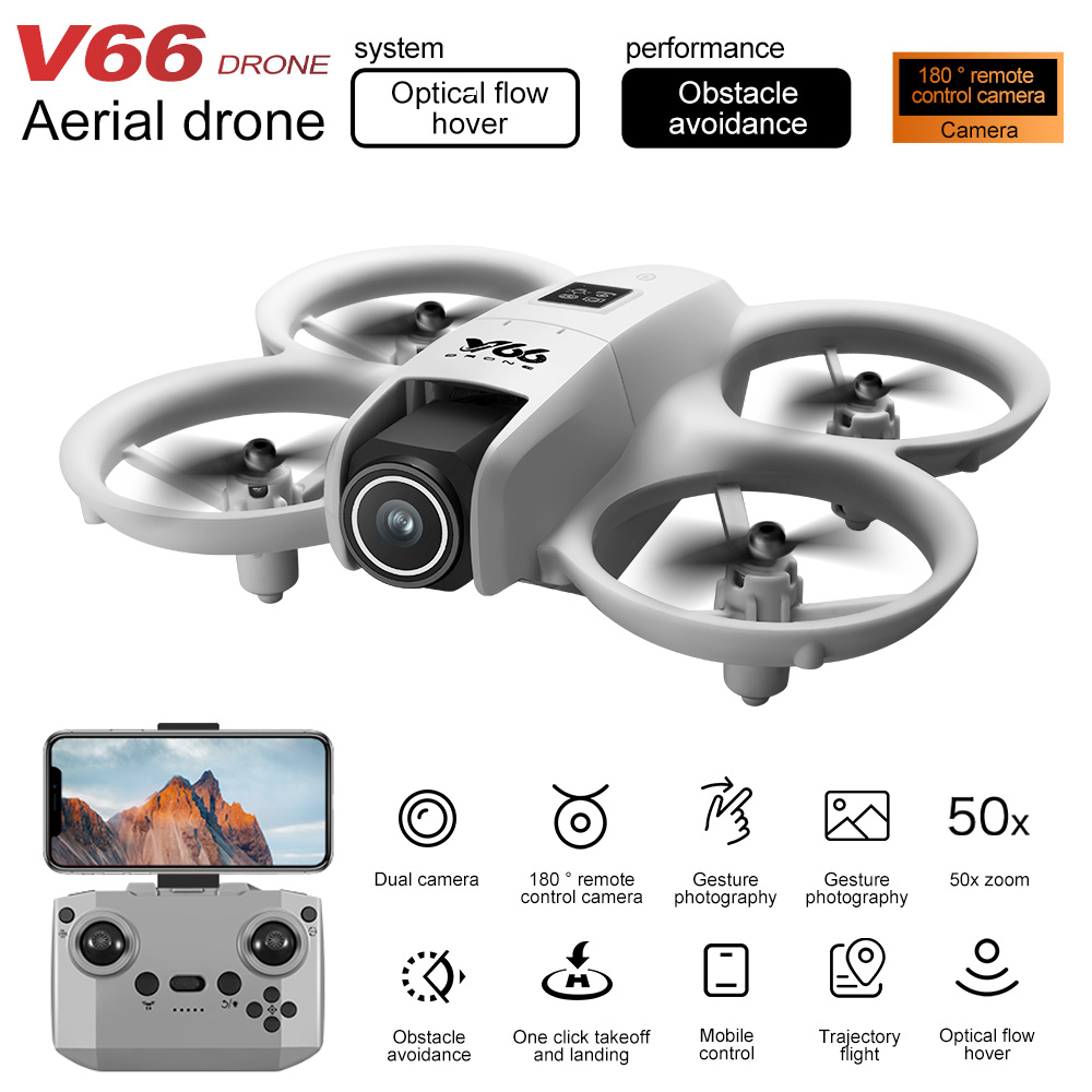 New V66 Mini Drone HD Camera 4 - огляд і ціна Drone Camera Hd