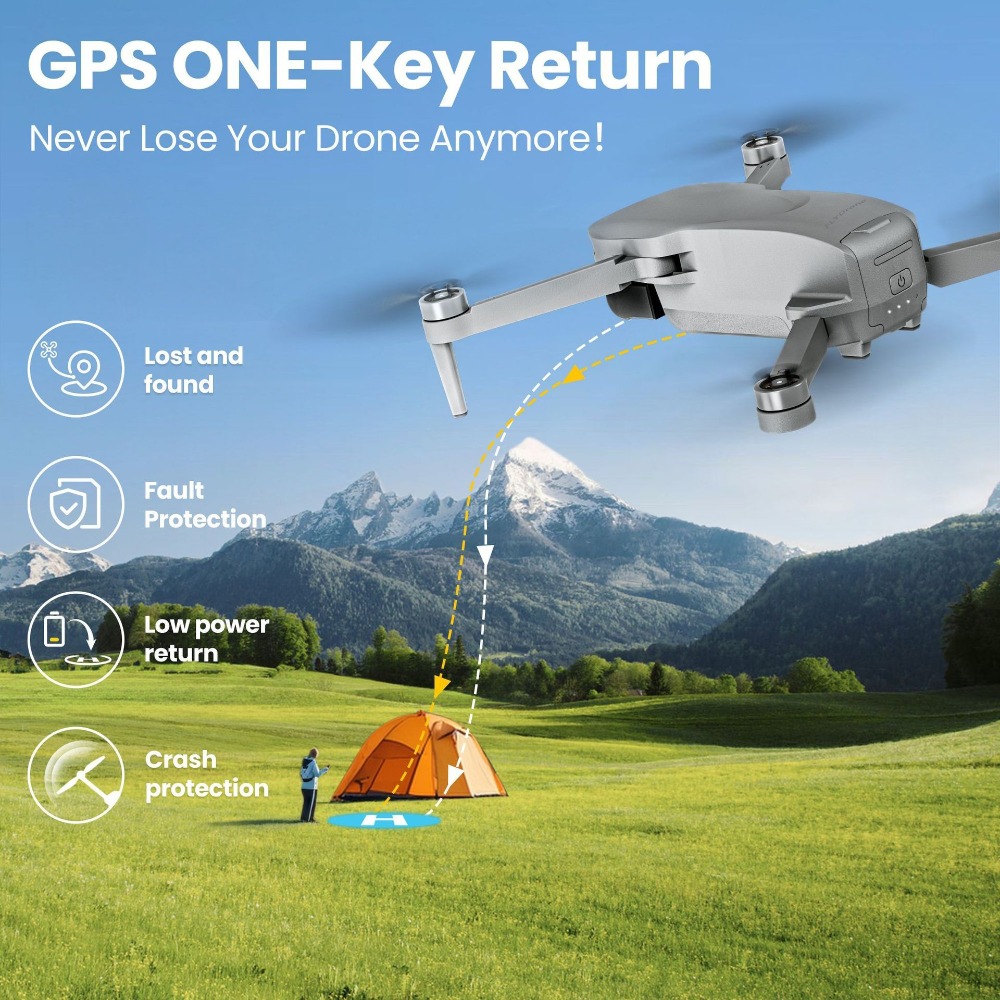 Global MiniX Drone! 4K UHD & a - огляд і ціна Drone Camera With Gimbal