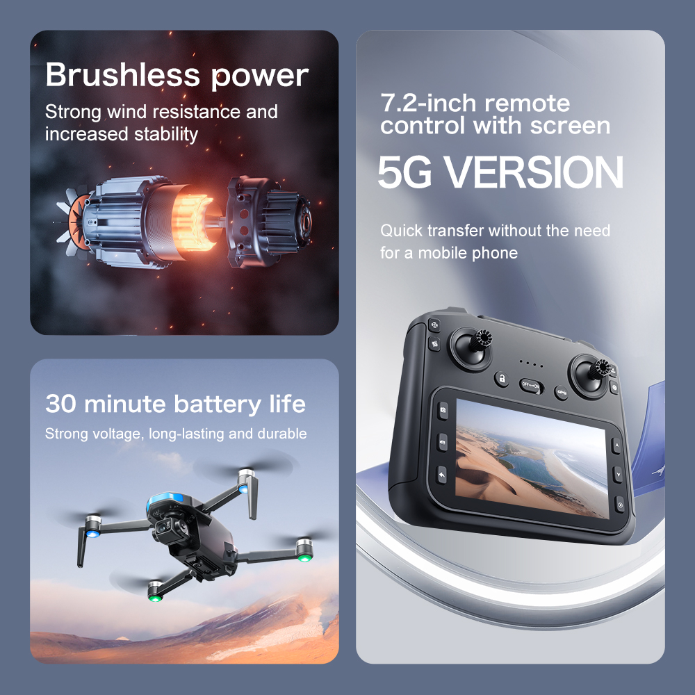 Lenovo GPS S-X1 Drone Three-ax - огляд і ціна Drone Camera Thermal