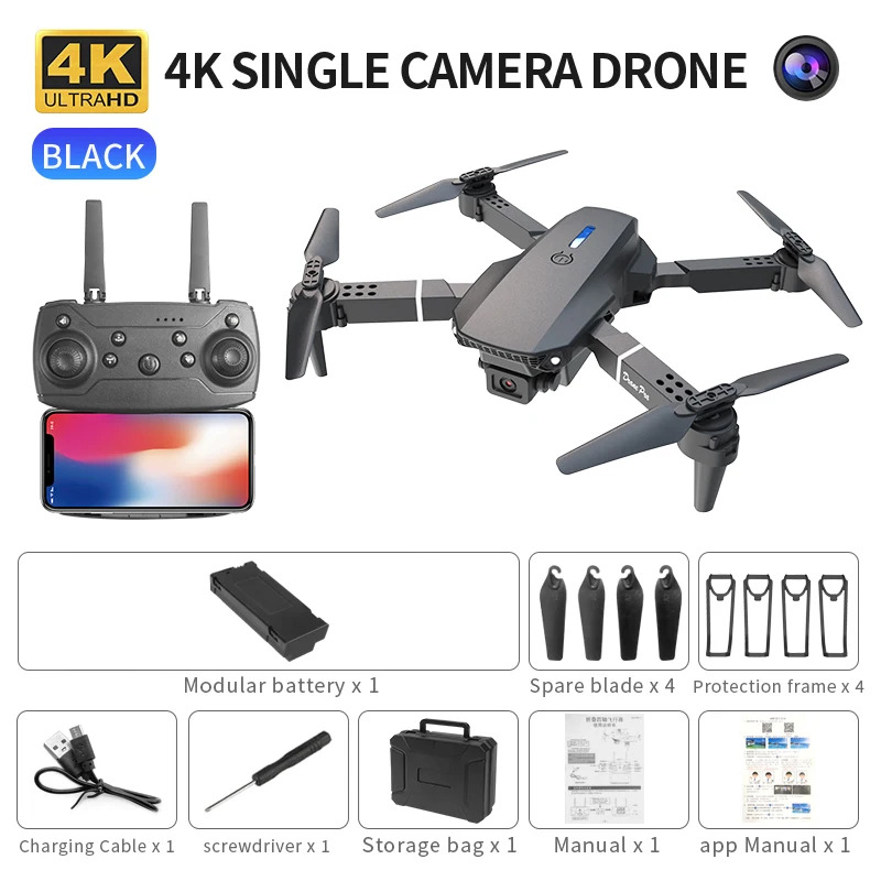 E88 ProIntelligent Folding Dro - огляд і ціна Drone Camera Hd