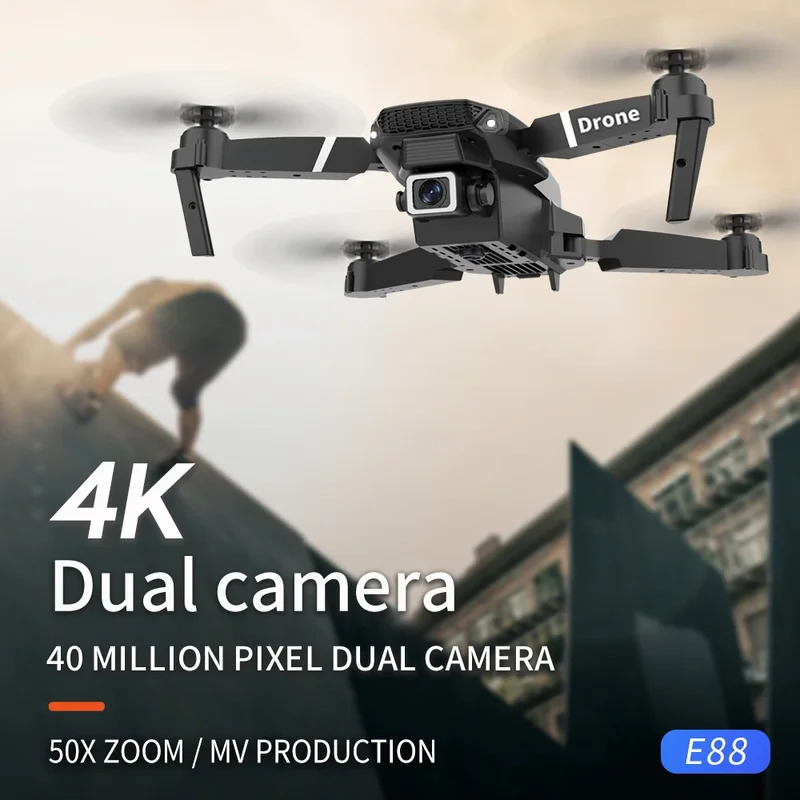 E88 ProIntelligent Folding Dro - огляд і ціна Drone Camera Hd