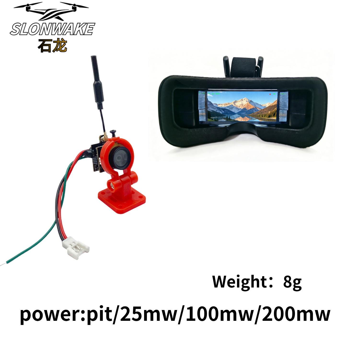 Slonwake 5.8G 48CH 200mW FPV D - огляд і ціна Drone Camera Wide Angle