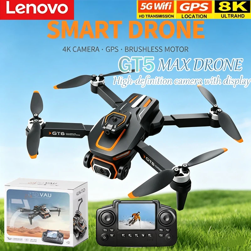 Lenovo GT5 8K Dual Lens Drone, - огляд і ціна Drone Camera Wide Angle