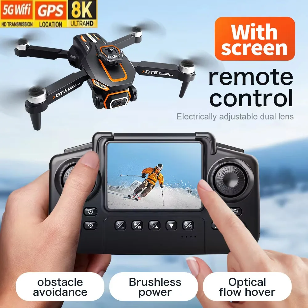 Lenovo GT5 8K Dual Lens Drone, - огляд і ціна Drone Camera Wide Angle