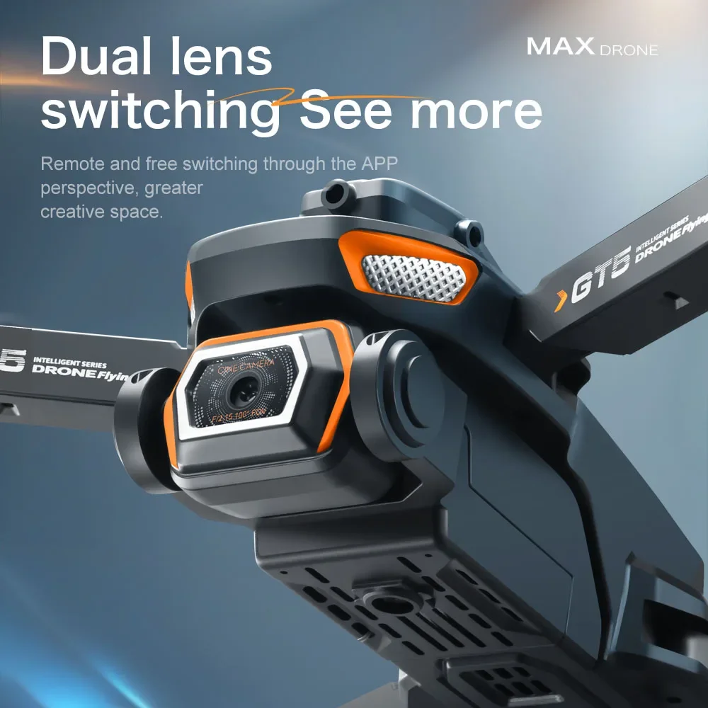Lenovo GT5 8K Dual Lens Drone, - огляд і ціна Drone Camera Wide Angle