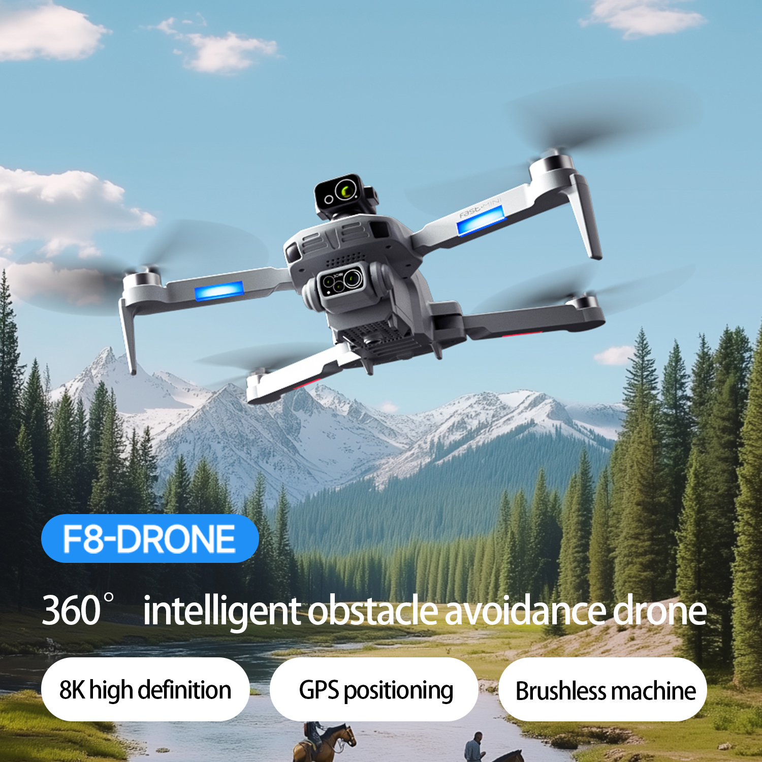 F8 MAX GPS Drone Professional  - огляд і ціна Drone Camera Professional