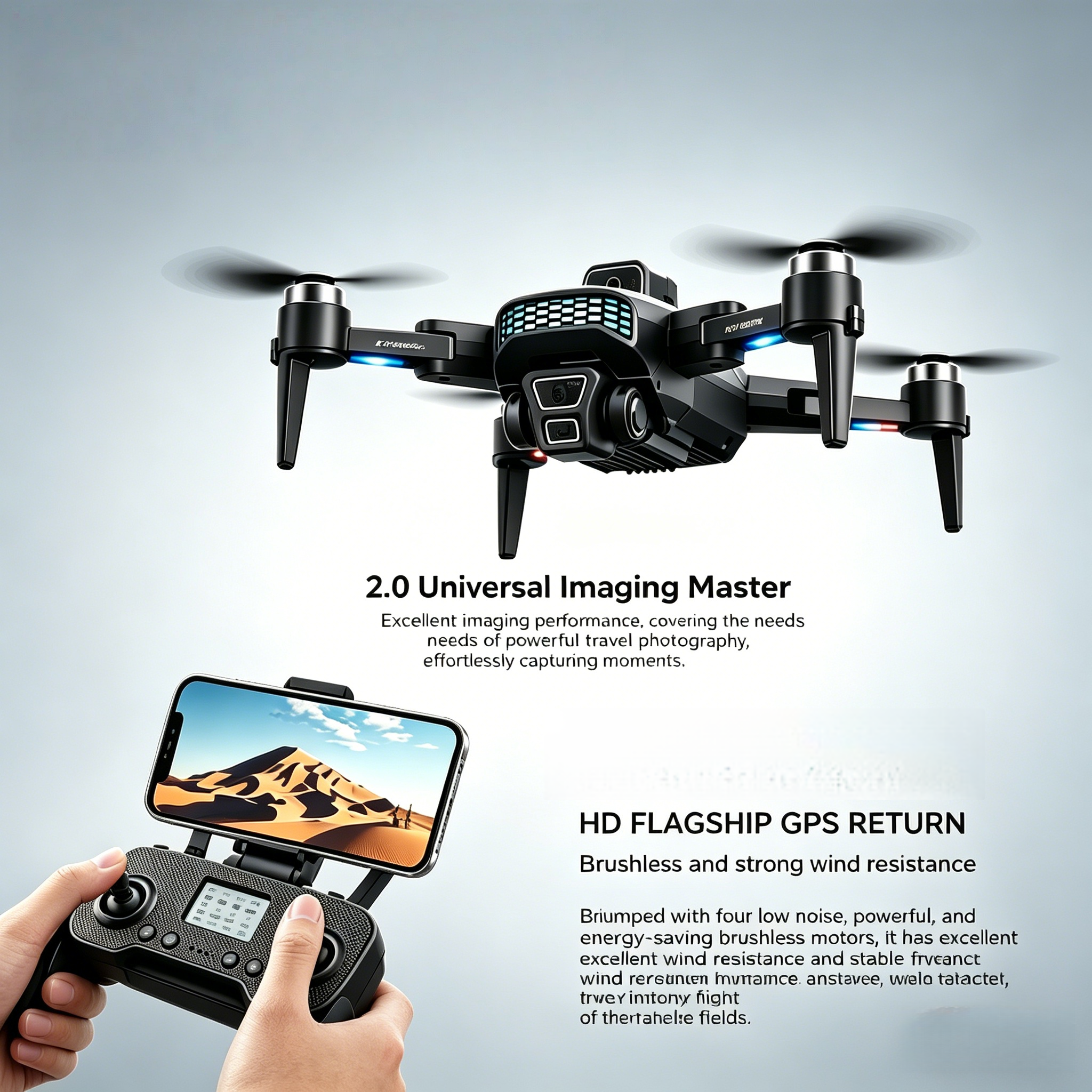 Lenovo XT505 8K GPS Profession - огляд і ціна Drone Camera Wide Angle