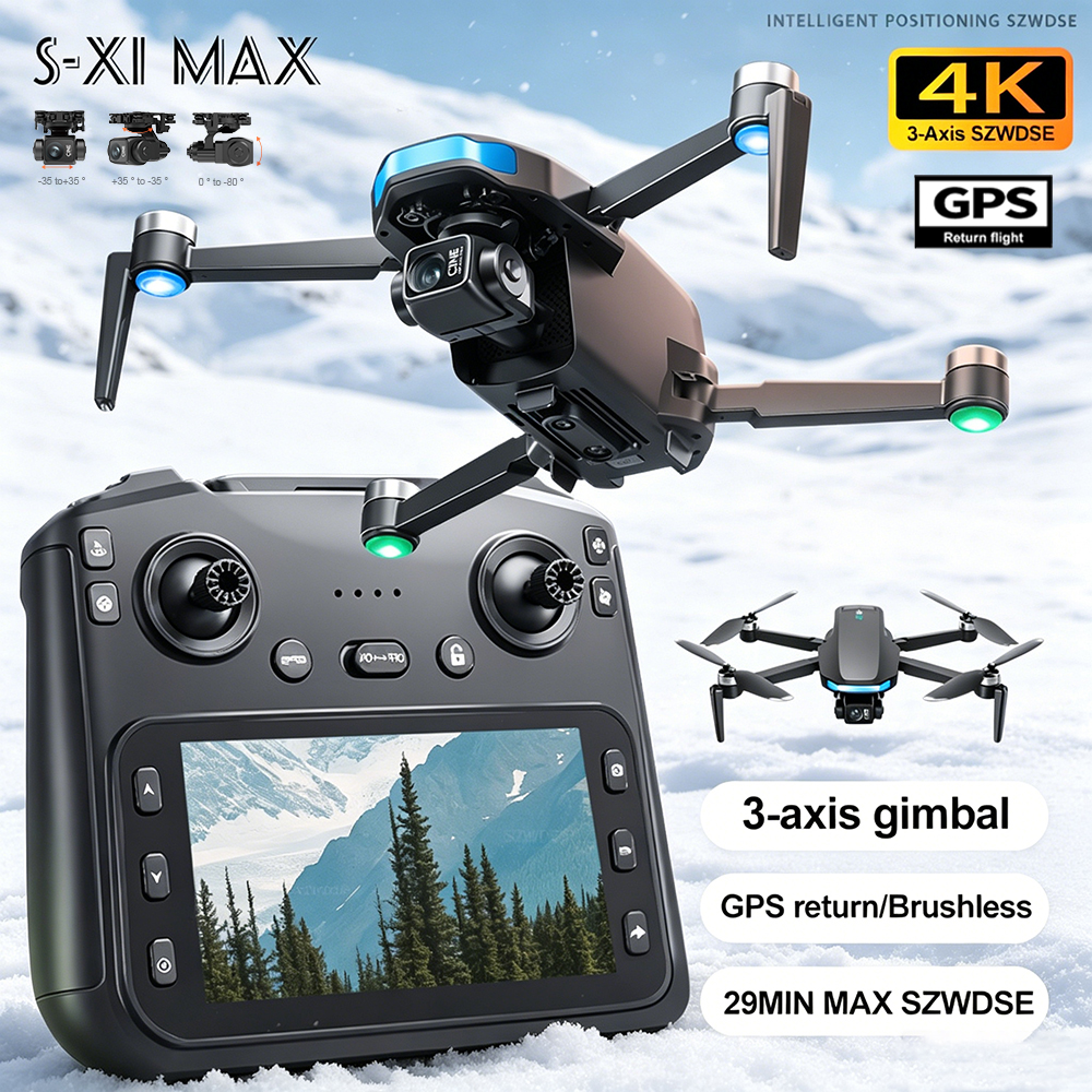 New S-X1 MAX Drone GPS 8K Prof - огляд і ціна Drone Camera Hd