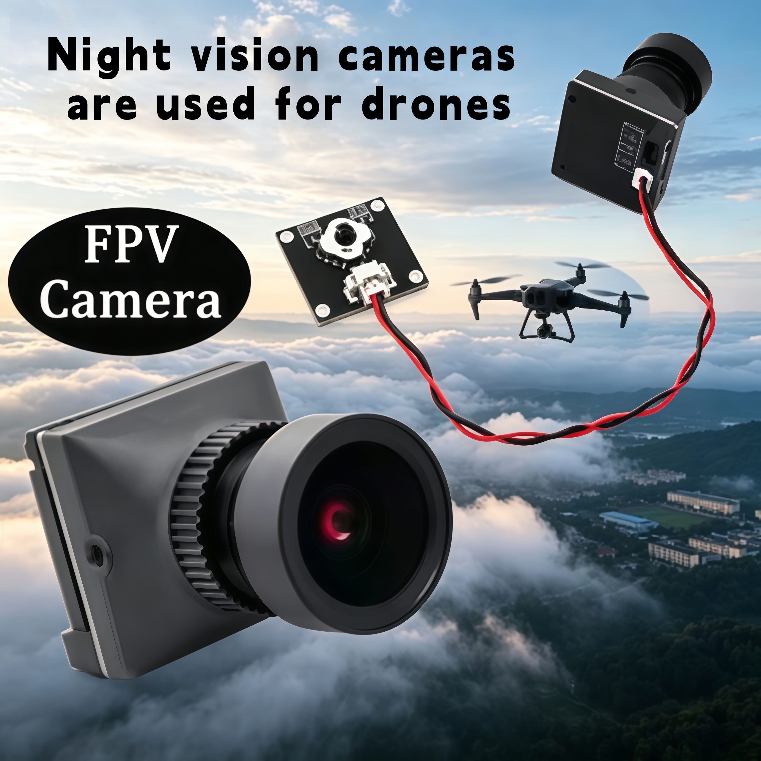 1500TVL HD CADDX Snail FPV Cam - огляд і ціна Drone Camera Hd