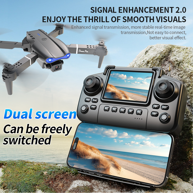 E99 PRO Drone Screen Control A - огляд і ціна Drone Camera Hd