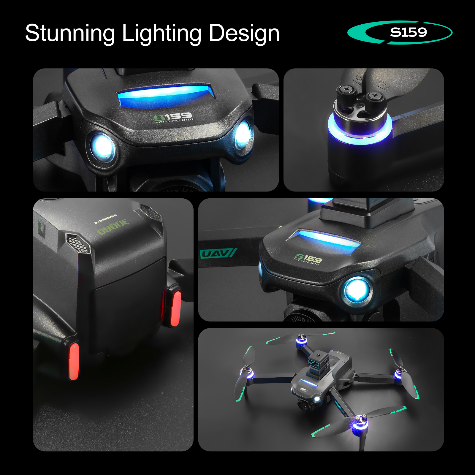 S159 GPS Drone 4K Profesional  - огляд і ціна Drone Camera Hd