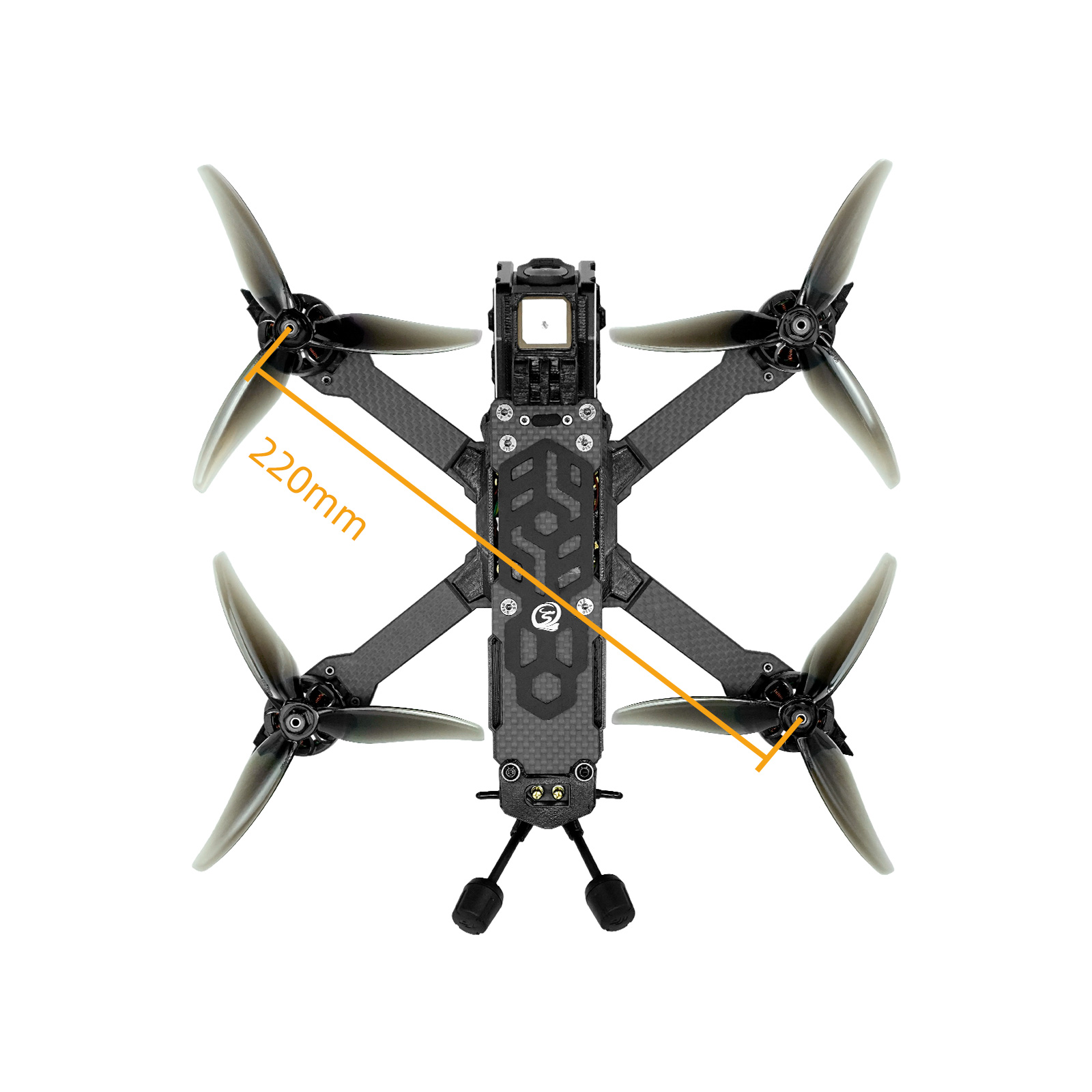 SEQURE SQFPV Heison 5X V2 Quad - огляд і ціна Drone Camera Mount